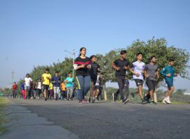 Running club fitness training campus trails