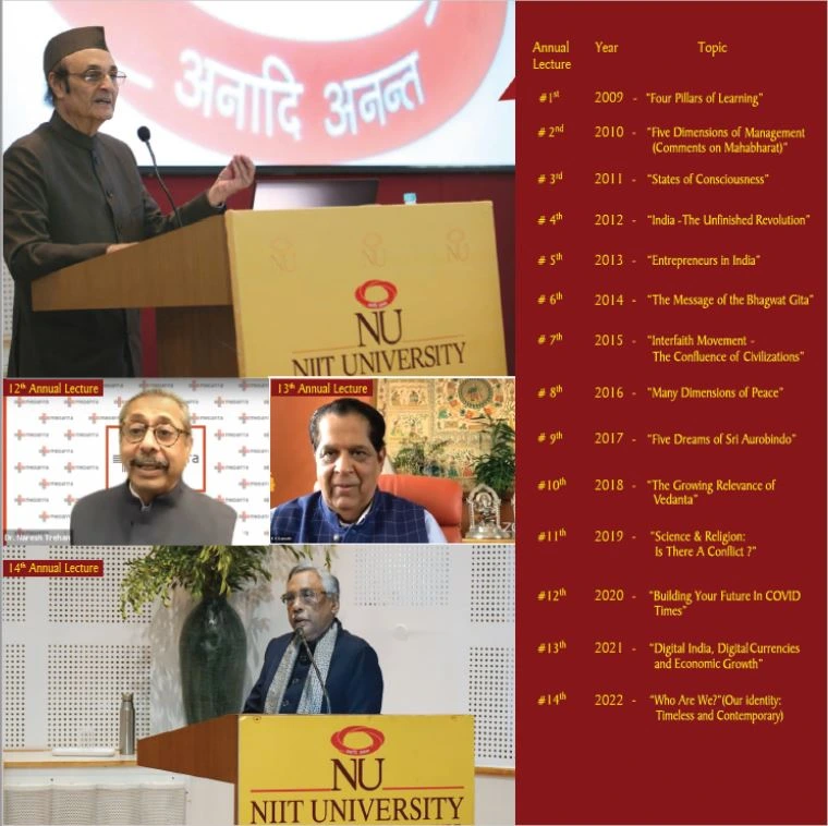 Past Annual Lectures series collage