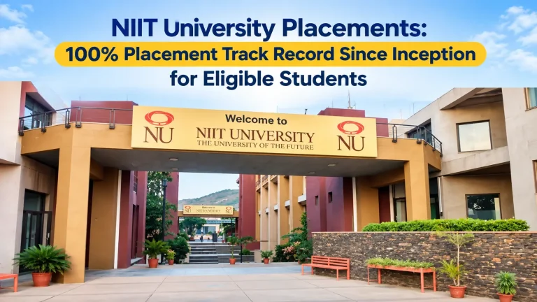 NIIT University Placements